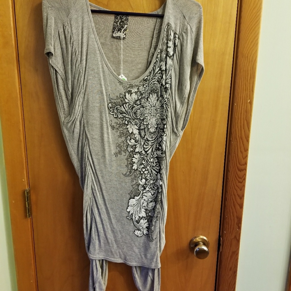 Petrol tunic with bling